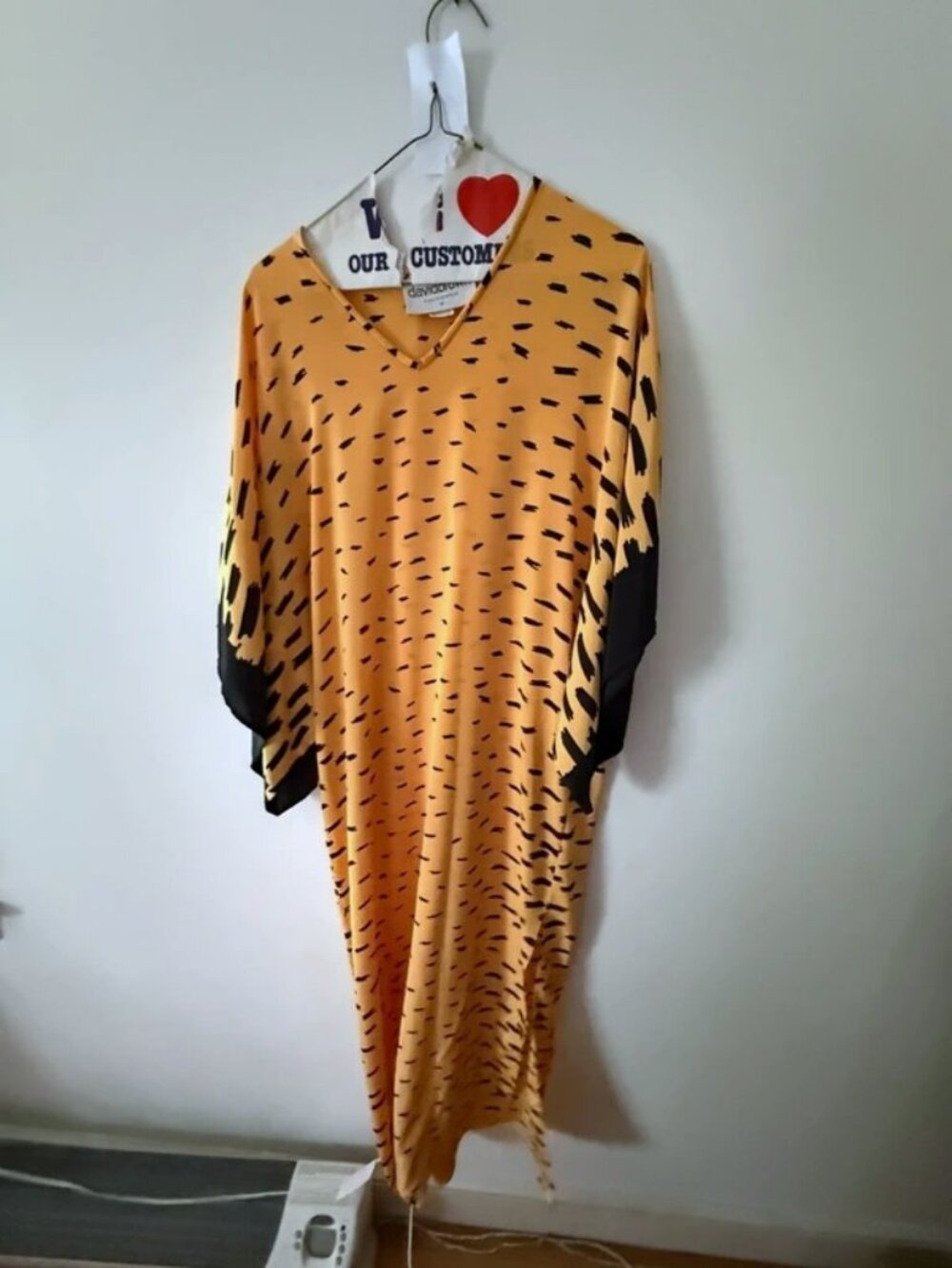 Vintage David Brown California Graphic Print Caftan Lounger - Size M